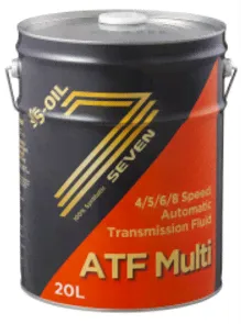 Масло трансмиссионное S-OIL 7 ATF MULTI 20л